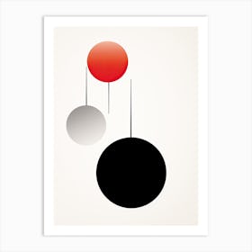 Minimal Abstract Shapes 45 Art Print