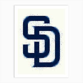 San Diego Padres Art Print