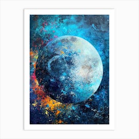 Steps Around The Moon 4 Art Print