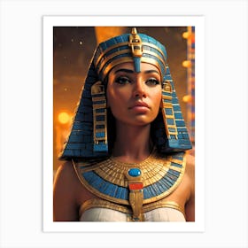 Cleopatra Portrait Artwork 14 Art Print