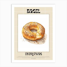Everything Bagel 2 Art Print