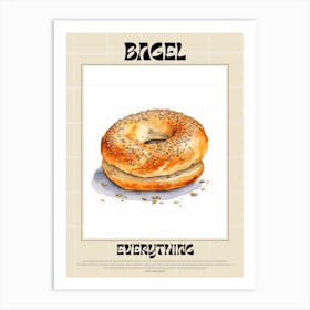 Everything Bagel 6 Art Print