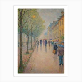 Rainy Day In Paris 1 Art Print