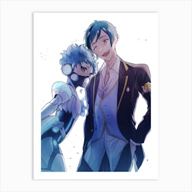 Anime Couple 2 Art Print