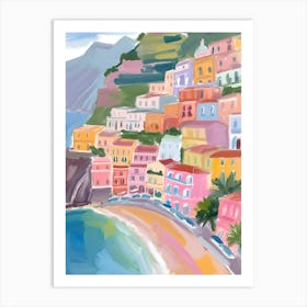 Amalfi Coast La Dolce Vita Poster 8 Art Print