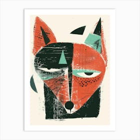 Fox Illustration 19 Art Print