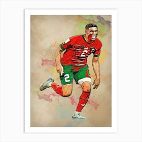 Achraf Hakimi 1 Art Print