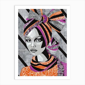 African Woman 225 Art Print