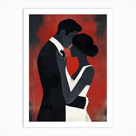 Couple In Love, Valentine's Day Series Art Print