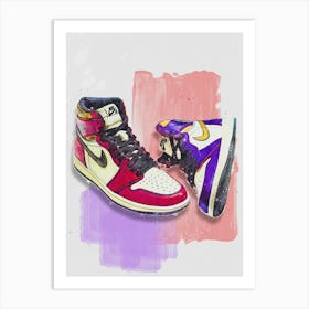 Nike Shoes Art Print