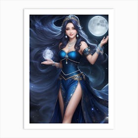 Moon Goddess Poster