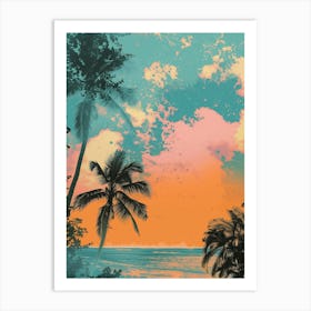 Sunset Canvas Print Art Print