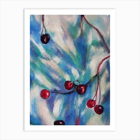 Sour Cherry Classic Fruit Art Print