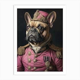 Regal French Bulldog Art Print