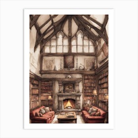 Library Art Print