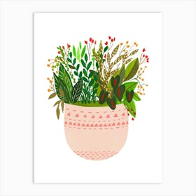 Assorted Potted Plants Elle Art Print