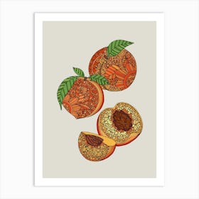 Peaches Art Print