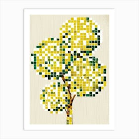 Mosaic Tree Art Print