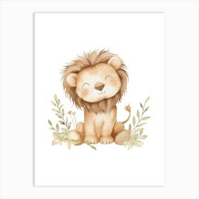 Lion Nursery Art Print