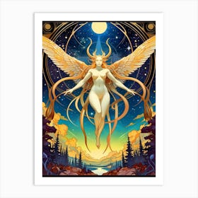 Angel Of The Sky Art Print