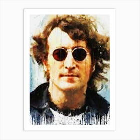 John Lennon Painting Art Print