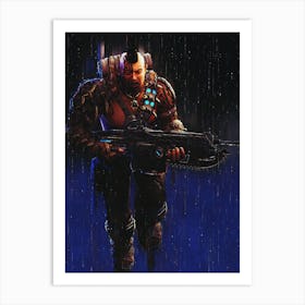 Marcus Fenix From Games Gears Of War Art Print