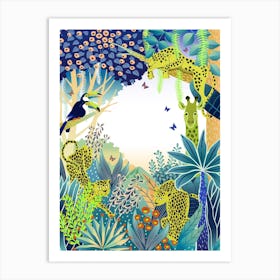 Jungle Animals Art Print