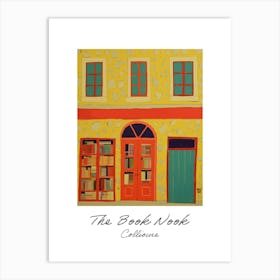 Collioure The Book Nook Pastel Colours 2 Poster Art Print