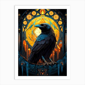 Raven 3 Art Print
