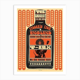 T Rex Concert Poster By Daltsteezy Art Print