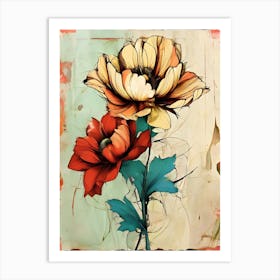 Two Flowers 1 Art Print