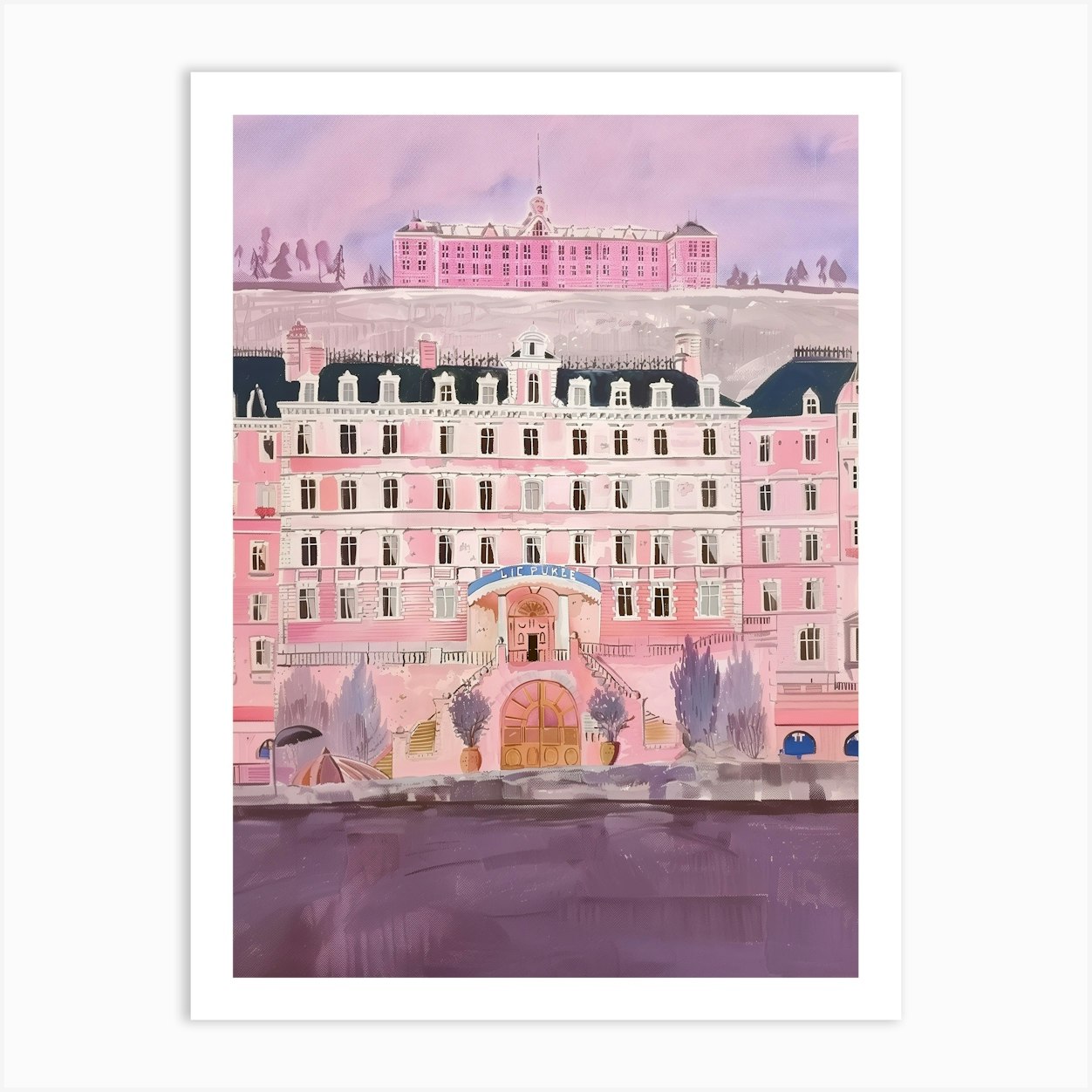 Grand Budapest Hotel 31 Art Print by AST prints