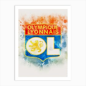 Lyon Brokem Glass Watercolor Art Print