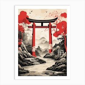 Japanese Torii Gate Art Print