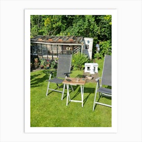 Garden Furniture Art Print