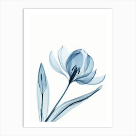 Blue Flower Art Print