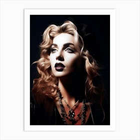 Color Photograph Of Madonna Art Print