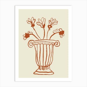 Vase Of Flowers 10 Art Print