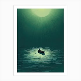 Boat In The Water 3 Art Print