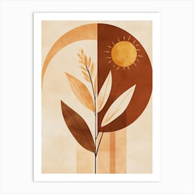 Sun And The Wheat Art Print