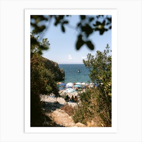 Crete Beach Art Print