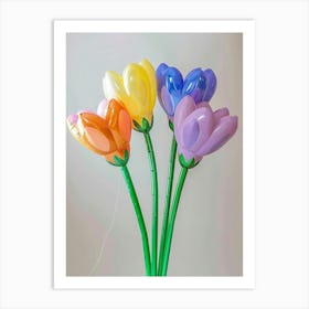 Dreamy Inflatable Flowers Lobelia 1 Art Print