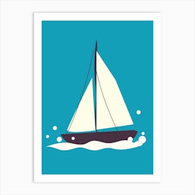 Sailboat On The Sea Poster