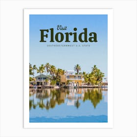 Visit Florida Art Print