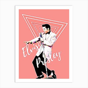 Elvis Presley dance Art Print