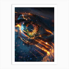 Eye Of The Future Art Print