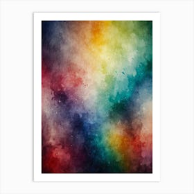 Abstract Watercolor Background 4 Art Print