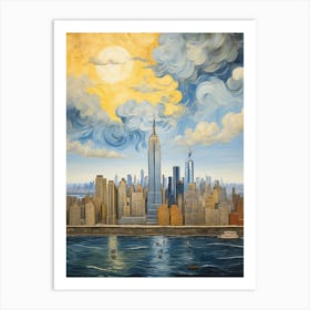 New York City Skyline 2 Art Print