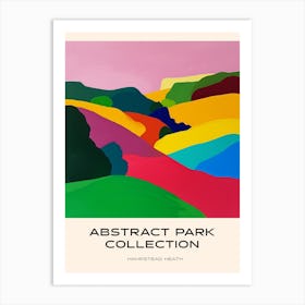 Abstract Park Collection Poster Hampstead Heath London 2 Art Print