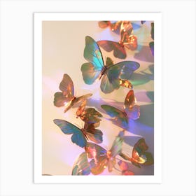 Butterflies In The Sky Art Print